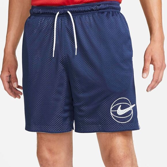 Nike Authentics Practice Shorts Reversible Men's Large L Navy Grey FN0671-077 SE - Picture 1 of 16
